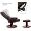 Fauteuil de bureau inclinable en cuir Odey-373757755