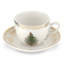 Spode Christmas Tree Gold Teacup & Saucer Set