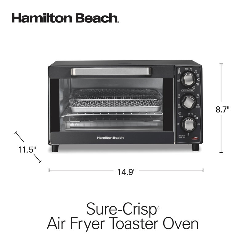 Hamilton Beach Sure-Crisp Air Fryer Toaster Oven - Thumbnail 3