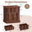 57.7cm W Bedside Table-1243507489