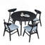 Table Saving Place, table de salle à manger pour 4 personnes, table de cuisine ronde de conception moderne-203799035
