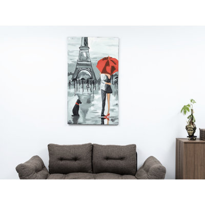 47 po x 19 po, peintures sur toile grises - art peint à la main pour l'esprit de l'intérieur d'automne
