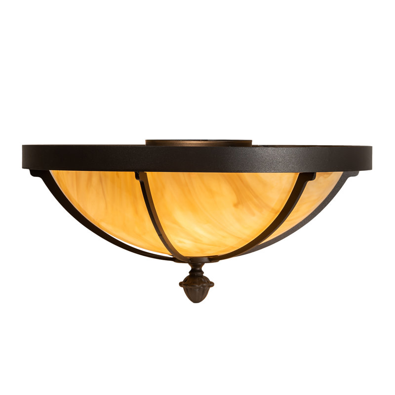 Heyer 3 - Light Flush Mount, 7" H x 16" W x 16" D