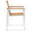 Murtaza Stacking Patio Dining Armchair with Cushion