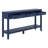 Rectangular Console Table With 1 Shelf And 3 Storage Drawers, Painted Entrance Table, Sofa Side Table With Iron Handles-2110243253