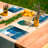 Polyester Abstract Rectangle Placemat