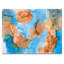 Turquoise et brun, luxe abstrait, fluide VI - peinture sur toile-67358999-67358947