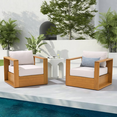 Emmett Outdoor Patio Chair With Cushions