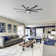 Harrigan 8 - Blade Integrated LED Reversible Ceiling Fan With Light And Remote