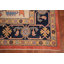 Tapis oriental à teinture végétale orange 9 x 11