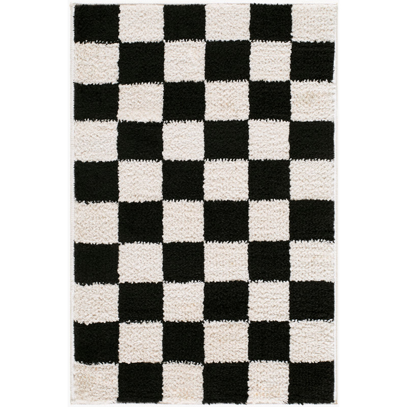 Phung Machine Woven Rug, Rectangle 1'12" x 2'11"
