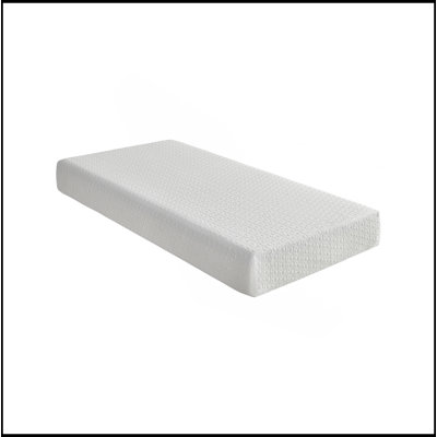 Twin Size Bed Mattress Gel-Infused Memory Foam Mattress, Firm, White, Mattress In A Box