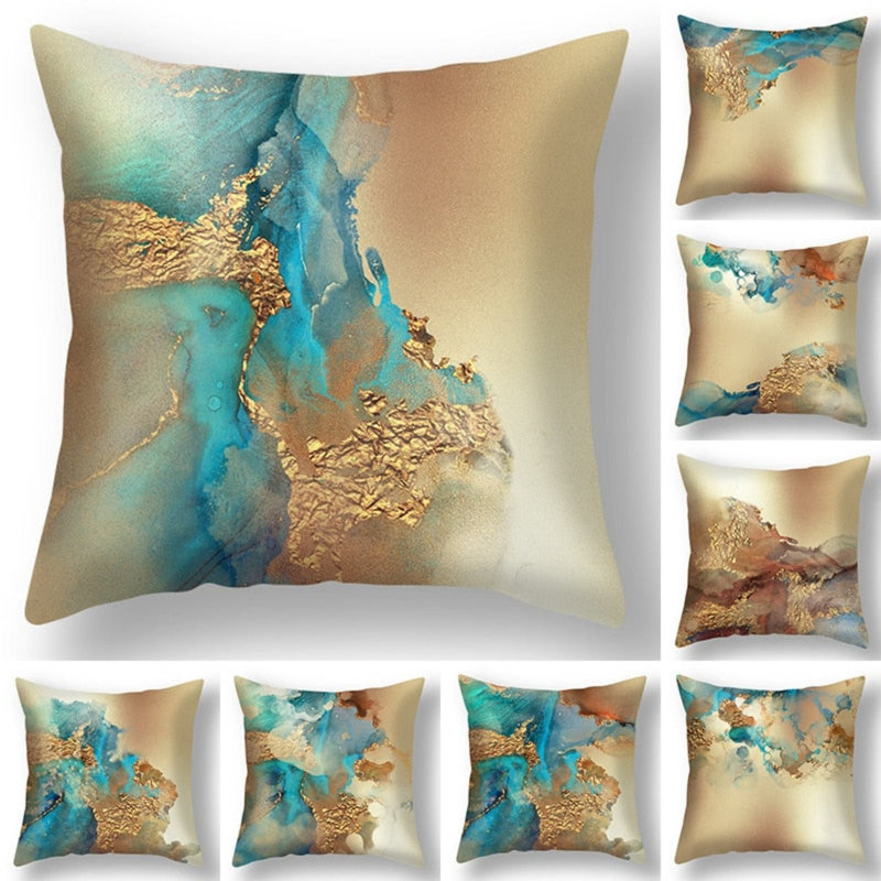 Clarington Abstract Square Cushion Cover