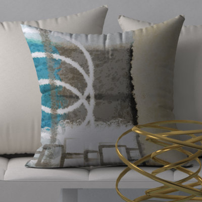 Housse de coussin carrée gracieuse et insert