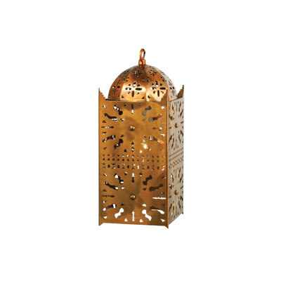 Luminaire suspendu rectangulaire 2 lumières lanternes