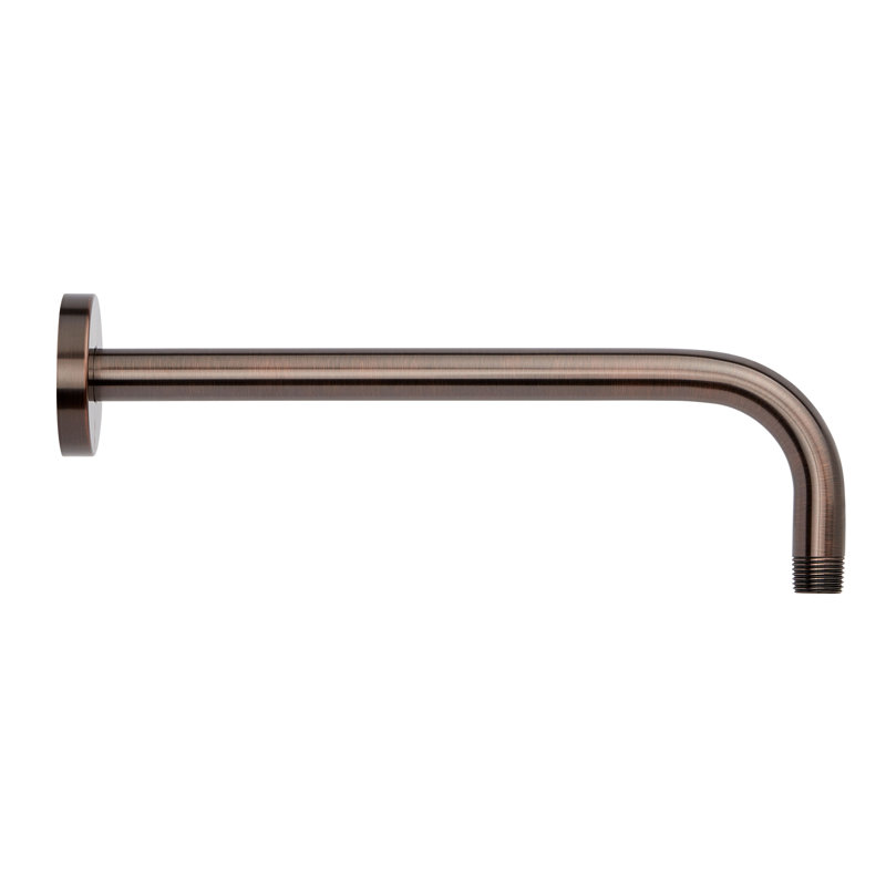 Bras de douche à pluie et bride de fixation murale 12 po FundamentALL, Bronze frotté à l'huile