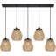 Luminaire suspendu pour îlot de cuisine 5 lumières Gerardo