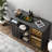 Fridge Ready Sideboards & Buffets, 51 in MDF Modern Storage for Kitchen