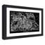 Amsterdam City Map - Single Picture Frame Print-743075293-743075270