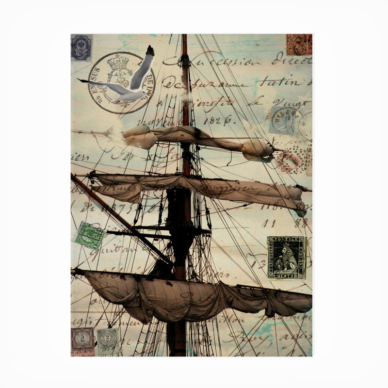 Toile d'extérieur Sandy Lloyd «Journey Sails», H 19 po x l 14 po x P 1,5 po