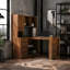 Bureau d'ordinateur en forme de L avec tablettes et tiroirs-802295322-802295325