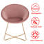 Liverman 44cm H Velvet Upholstered Side Chair-563209643