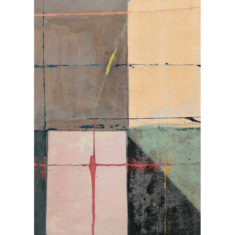"Abstract Painting: Collective Spirit II" By Anne Munson, 100cm H x 70cm W x 4cm D