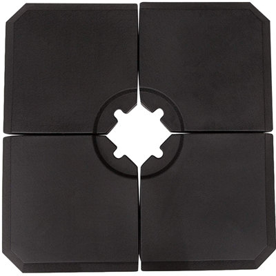 Outsunny Set of 4 Parasol Stand Weights for Cantilever Umbrella Up to 120kg