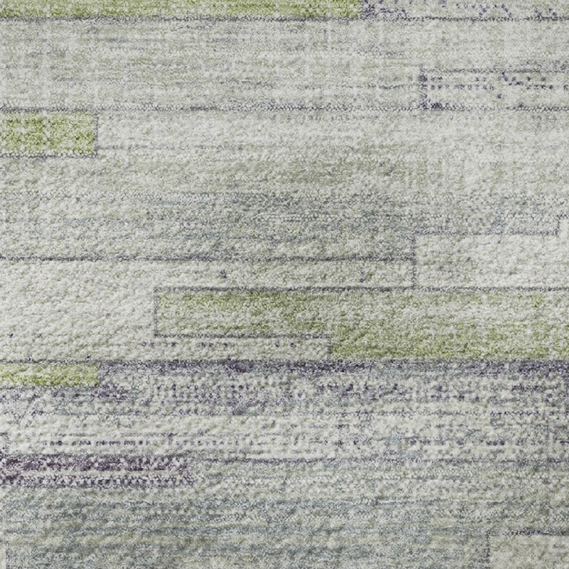 Premium Machine Washable Ansley AMF2000 Stripes Rug, Rectangle 10' x 14'