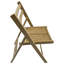 Ensemble de 4 chaises pliantes robustes en bois massif - Idéal pour la maison, la cuisine et plus encore. Chaise pliante à 4 pieds pour une stabilité optimale.