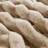 Soft Faux Fur Ribbed Comforter Set with Matching Shams