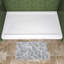 L 60 po x P 34 po, base de lavabo simple à seuil simple avec couvercle de drain inclus, surface de douche antidérapante à surface texturée, blanc, drain à gauche-113933122