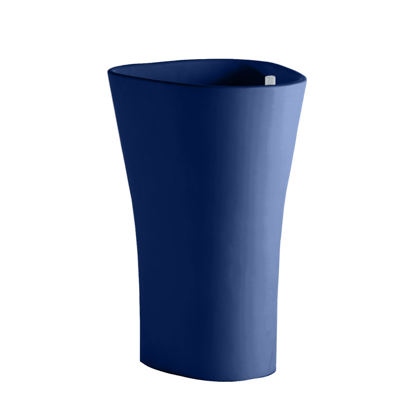 Bones Resin Pot Planter, Taupe, 27.5" H x 17.25" W x 20.5" D