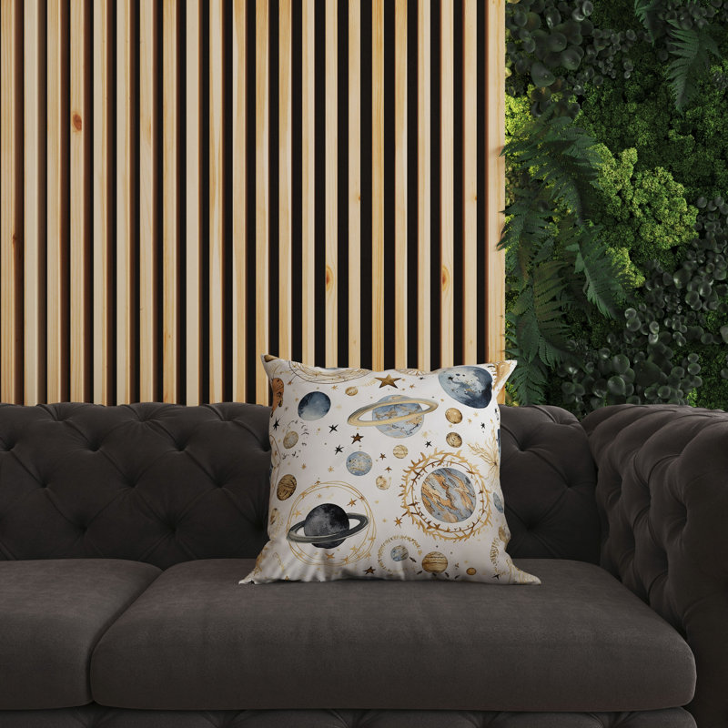 Outdoor Reversible Throw Pillow, 16" H x 16" W