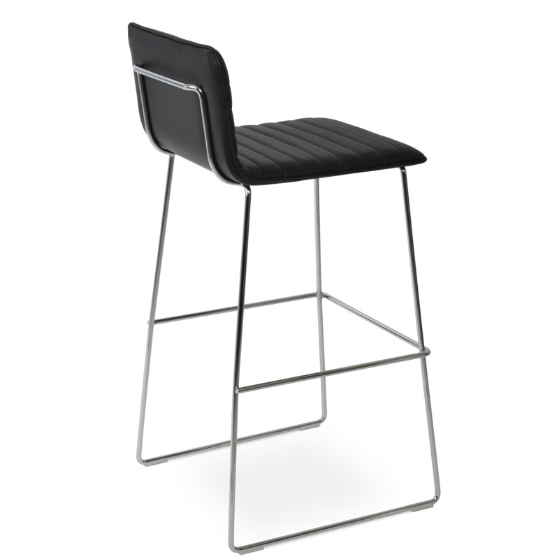 Corona HB Wire Full UPH Bar & Counter Stool, Black, Short Stool (23" Seat Height)