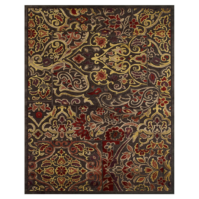Barry Performance Viscose Paisley Indoor Rug, Rectangle 9'8" x 12'7"
