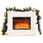 180cm Lighted Faux Garland with Lights