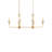 Aurelia Frost Rectangular Chandelier
