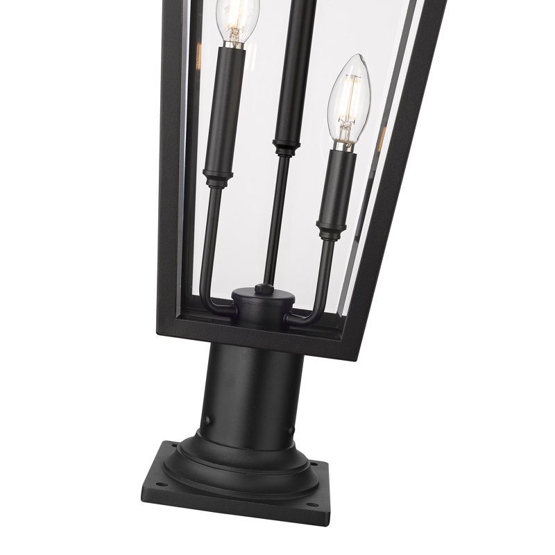 Luminaire d'extérieur 3 lumières Barling, H 33,5 po x l 12 po x P 12 po
