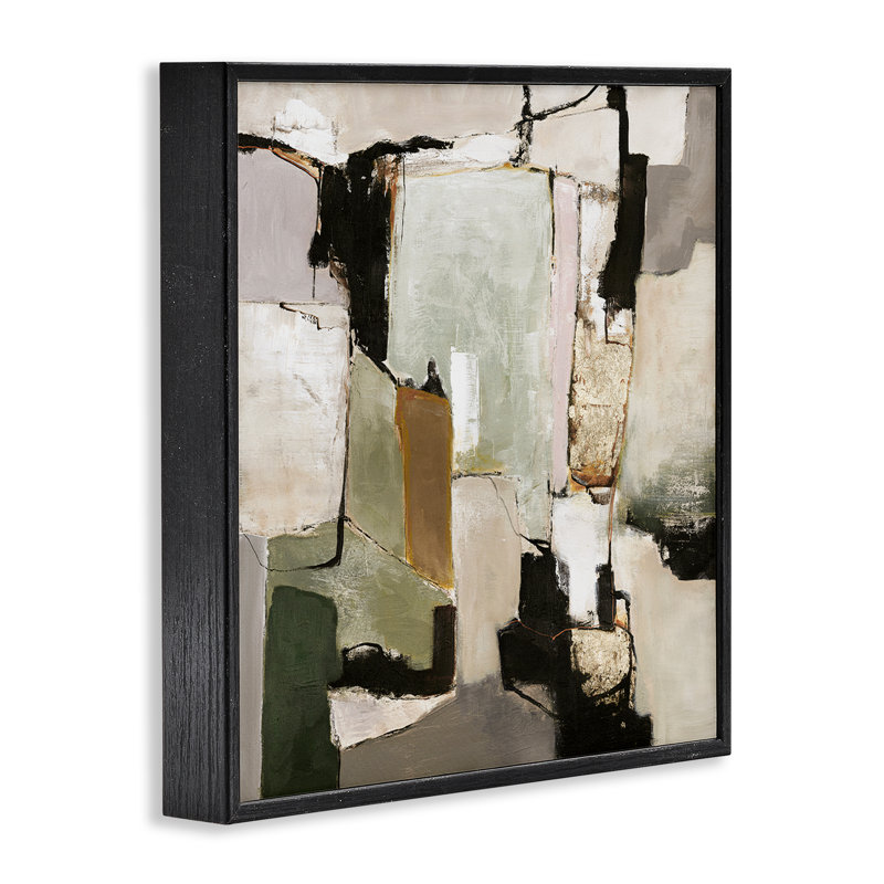  Art de giclée encadrée par Design Fabrikken, Giclée encadrée noir minuit, H 12 po x l 12 po