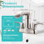 Centerset 2-Handle Waterful Bathroom Sink Faucet with Drain Assembly-98534423