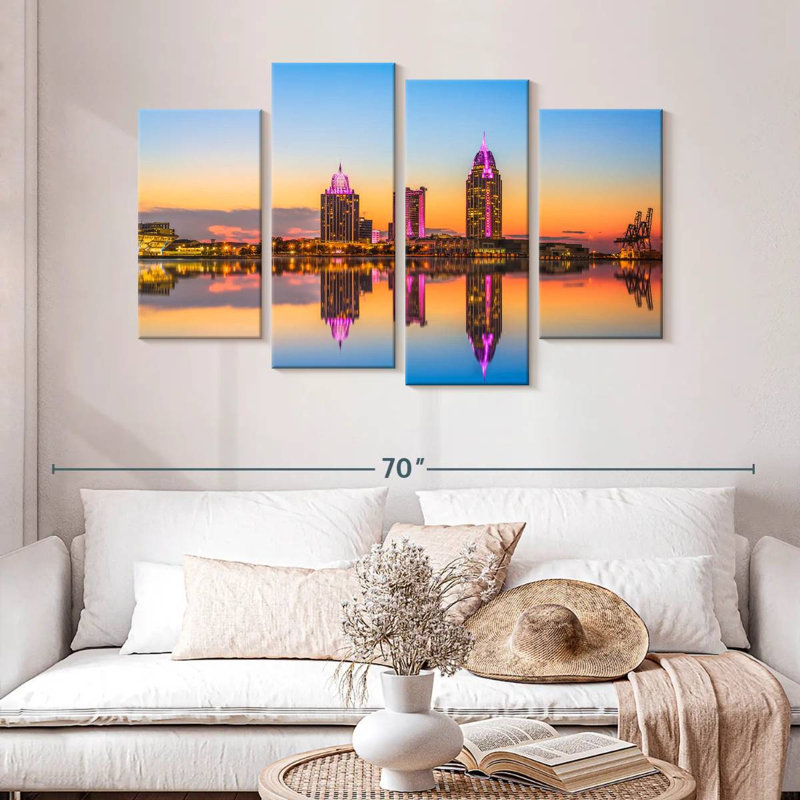 Horizon urbain de Sireci, Alabama, H 32 po x l 52 po