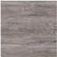 Bibliothèque à 4 tablettes avec structure en métal en bois flotté gris et noir
