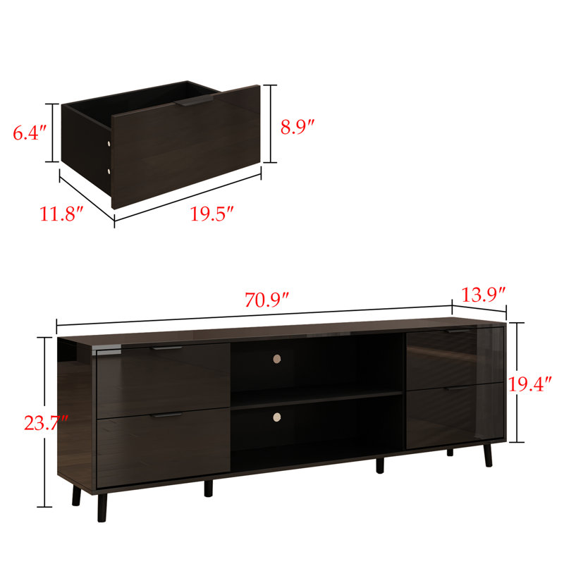 Latitude Run® TV Stand for TVs up to 78
