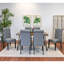 7-Piece Dining Set, Hairpin Dining Table With 6 Chairs, 4 Color Options-1294578515-1294578520