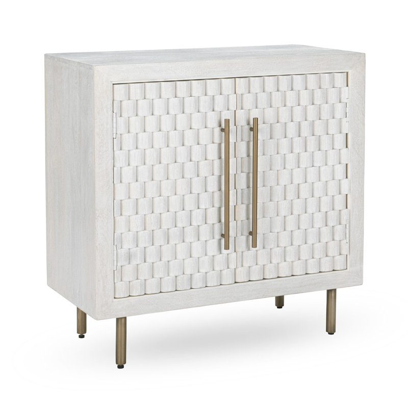 Armoire Abshire, Blanc délavé