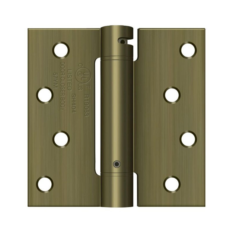 64'' x 64'' Steel Surface Mount Hinge, Antique Brass