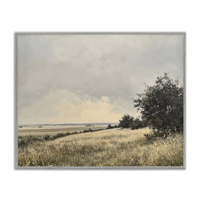 Rustic Countryside Hill Landscape Framed Giclee, design by Franklyn Gregory