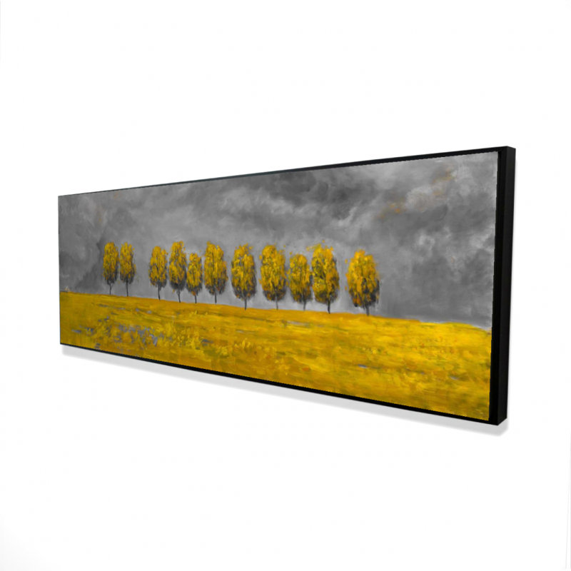 " Trees In A Field "