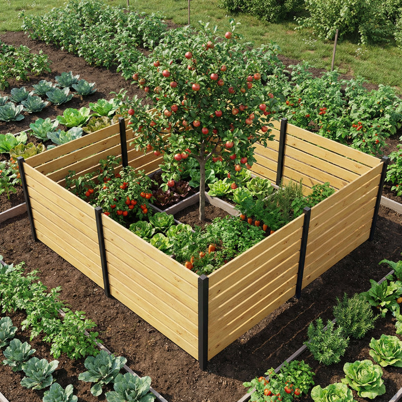 Ensemble de 2 écrans d'intimité en bois de cèdre de 55 po x 38,5 po - Cadre en aluminium, résistant aux intempéries, pour l'extérieur
